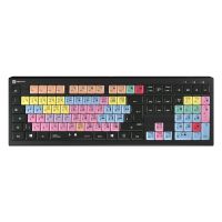Logickeyboard ASTRA 2, Volle Größe (100%), Kabelgebunden, USB, Scherenschalter, QWERTZ, Schwarz