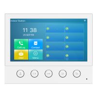 Fanvil i53W, 17,8 cm (7"), LCD, 800 x 480 Pixel, H.264, Weiß, Tasten