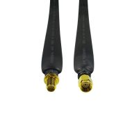 ALLNET ANT-CAB-RSMA-RSMA-40-W, 0,4 m, RP-SMA, RP-SMA, Schwarz