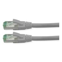 ROLINE Recycled Material 21.45.3208, 15 m, Cat6a, S/FTP (S-STP), RJ-45, RJ-45, Grau