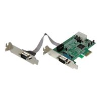 StarTech.com 2 Port Seriell RS232 PCI Express Low Profile Schnittstellenkarte mit 16550 UART