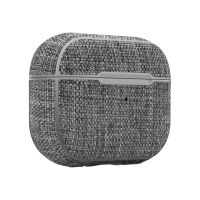 Incase Gehäuseabdeckung für kabelloses Earbud-Ladegehäuse - Woolenex, 300D Polyester, 600D Polyester, Polycarbonat - Asphalt - für Apple AirPods Pro (1. Generation, 2. Generation)