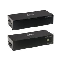 Eaton Tripp Lite Series DisplayPort over Cat6 Extender Kit, Transmitter and Receiver with Repeater, 4K, 4:4:4, PoC, 230 ft. (70.1 m)