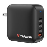 Verbatim Mini GaN Charger 165W, Drinnen, AC, 28 V, Schwarz