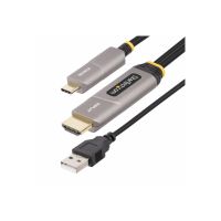 StarTech.com 50ft (15.2m) USB-C to HDMI 2.0 Active Optical Cable, 4K 60Hz - HDMI-Kabel - 24 pin USB-C männlich zu HDMI, USB (nur Strom)