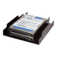 LogiLink Mounting Bracket for 2,5 HDD/SSD in 3.5" Bay - Laufwerksschachtadapter - 3.5" to 2 x 2.5" (8,9 cm bis 2 x 6,4 cm)