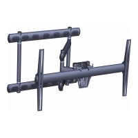 Vogel's PFW 6852 - Befestigungskit (voll bewegliches Schwenkgelenk) - für Flachbildschirm - Schwarz - Bildschirmgröße: 94-172.7 cm (37"-68")