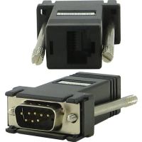 Perle Systems Perle DBA0021C, RJ-45, DB-9, Schwarz, Edelstahl
