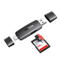 Ugreen 80191, MicroSD (TransFlash), MicroSDHC, MicroSDXC, SD, Schwarz, 5000 Mbit/s, USB 3.2 Gen 1 (3.1 Gen 1) Type-A/Type-C