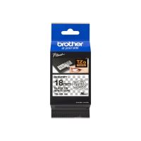 Brother TZe-SE4 - Selbstklebend - Schwarz auf Weiß - Rolle (1,8 cm x 8 m)