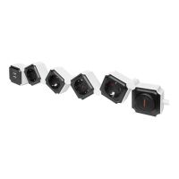 DIGITUS DA-70620 - Steckdosenleiste - Wechselstrom 250 V - 3680 Watt - Eingabe, Eingang Stromversorgung - Ausgangsanschlüsse: 4 (4 x Spannung, 2 x USB)