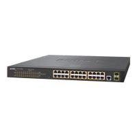 Planet GS-4210-24P2S - Switch - managed - 24 x 10/100/1000 (PoE+)