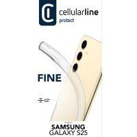 Cellularline 8018080491467, Cover, Samsung, Galaxy S25, 16,1 cm (6.36"), Transparent