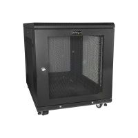 StarTech.com Server Rack Schrank - 78cm tiefes Gehäuse - 12 HE - Netzwerk Server Schrank - Datenschrank - Schrank Netzwerkschrank - Schwarz - 12U - 78.7 cm (31")