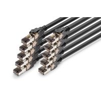 DIGITUS CAT 8.1 S/FTP-Patchkabel, 1 m,  10 Stück