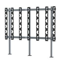 B-TECH BT93UNIUPS-B-6X6, Fixed, Schwarz, Silber, Flur, 3610 mm, 240 mm, 3008 mm