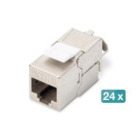 DIGITUS Modulares Patch Panel, 24-Port, bestückt mit 24x DN-93615