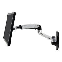 Ergotron LX - Befestigungskit (Wandmontage, Monitorarm) - für LCD-Display - Aluminium - Polished Aluminum - Bildschirmgröße: bis zu 86,4 cm (bis zu 34 Zoll)