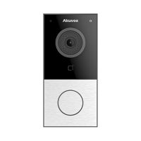 Akuvox E12W, Schwarz, Grau, IP65, Kunststoff, Wand, MicroSD (TransFlash), -36 dB