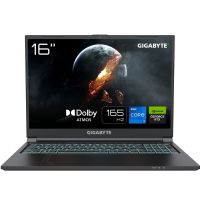 Gigabyte G6 KF Gaming-Laptop - 16,0 Zoll, 165Hz FHD+, Intel Core i7-13700H, NVIDIA GeForce RTX 4060 GPU, 16GB DDR5 4800MHz, 1 x Gen4 1TB SSD, Windows 11 Home, 2 Jahre Garantie, G6 KF-73DE854KH, Intel® Core™ i7, 40,6 cm (16"), 1920 x 1200 Pixel, 16 GB, 1 T