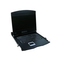 LogiLink KVM-Konsole - PS/2, USB - Deutsch - 48.3 cm (19")