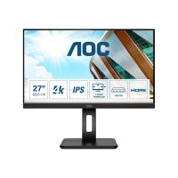 AOC U27P2 - LED-Monitor - 68.4 cm (27") - 3840 x 2160 4K UHD (2160p)