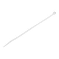 StarTech.com 20cm(8") Cable Ties, 4mm(1/8") wide, 55mm(2-1/8") Bundle Diameter, 22kg(50lb) Tensile Strength, Nylon Self Locking Zip Ties w/ Curved Tip, 94V-2/UL Listed, 1000 Pack, White - Nylon 66 Plastic - TAA (CBMZT8NK)