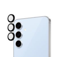 PanzerGlass ® Hoops® Schwarz Kameraschutz Samsung Galaxy S24 FE, Samsung, Samsung - Galaxy S24 FE 5G, Trockene Anwendung, Kratzresistent, Schockresistent, Schwarz, 1 Stück(e)