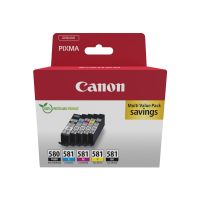 Canon PGI-580BK/CLI-581 BK/C/M/Y Multipack - 5er-Pack