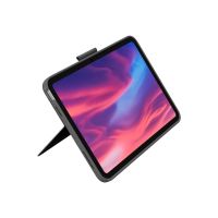 Logitech Combo Touch - Tastatur und Foliohülle - mit Trackpad - hintergrundbeleuchtet - Apple Smart connector - QWERTY - Nordisch (Dänisch/Finnisch/Norwegisch/Schwedisch)