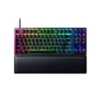 Razer Huntsman V2 Tenkeyless, Tenkeyless (80 - 87 %), Kabelgebunden, USB, QWERTY, RGB-LED, Schwarz