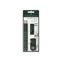 FABER-CASTELL CASTELL 9000 Jumbo - Bleistift - Grafit - 2B, 4B - 5.3 mm (Packung mit 2)