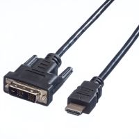 VALUE 11995516, 1,5 m, DVI-D, HDMI Typ A (Standard), Männlich, Männlich, Gold