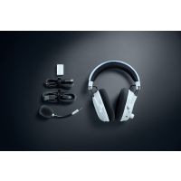 Razer BlackShark V3 Pro, Verkabelt & Kabellos, Gaming, 367 g, Kopfhörer, Weiß