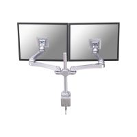 Neomounts FPMA-D930D - Befestigungskit - Voll beweglich - für 2 LCD-Displays - Silber - Bildschirmgröße: 25.4-76.2 cm (10"-30")