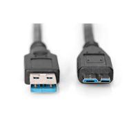 DIGITUS USB 3.0 Anschlusskabel, A/St - micro B/St