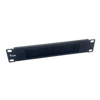 Equip 10" Bürstenleiste 1HE, Schwarz, Bürstenleiste, Schwarz, Stahl, 1U, China, 25,4 mm
