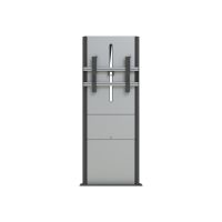 SMS Presence - Aufstellung - motorisiert - für Flachbildschirm - verriegelbar - Aluminium, anthrazit - Bildschirmgröße: von 116,8 cm (ab 46")