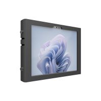 Compulocks Surface Pro 8-11 Apex Enclosure Wall Mount - Gehäuse - für Tablett - verriegelbar - hochwertiges Aluminium - Schwarz - Bildschirmgröße: 33.02 cm (13")