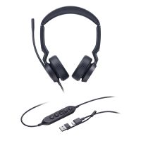 Yealink UH44 Dual UC USB-C/A Headset, Kabelgebunden, 20 - 20000 Hz, Büro/Callcenter, 162 g, Kopfhörer, Schwarz