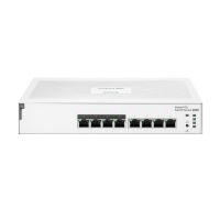 HPE Aruba Networking Networking Instant On Switch 8p Gigabit CL4 PoE 65W 1830, Managed, L2, Gigabit Ethernet (10/100/1000), Power over Ethernet (PoE), Rack-Einbau, 1U