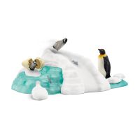 Schleich Pinguin-Familienspass, Mehrfarbig