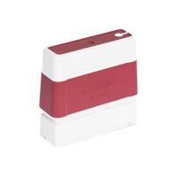 Brother 1060 - Stempel - vorgetränkt - Rot - Benutzerdefinierter Text - 10 x 60 mm (Packung mit 6)