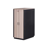 DIGITUS Professional SOUNDproof - Schrank Netzwerkschrank - Schwarz, Oak, RAL 9005 - 32U - 48.3 cm (19")