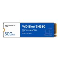 WD Blue SN580 WDS500G3B0E - SSD - 500 GB - intern - M.2 2280 - PCIe 4.0 x4 (NVMe)