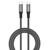 4smarts USB-C auf USB-C Kabel PremiumCord, 3 m, USB C, USB C, 0,48 Gbit/s, Schwarz