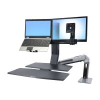 Ergotron WorkFit - Montagekomponente (Konverter-Kit) - für 2 LCD-Displays / Notebook - Schwarz - Bildschirmgröße: bis zu 61 cm (bis zu 24 Zoll)