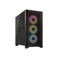Corsair iCUE 4000D RGB Airflow - Mid tower - E-ATX - Seitenteil mit Fenster (gehärtetes Glas)