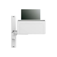 Ergotron CareFit Combo System with Worksurface - Befestigungskit (Gelenkarm, Ausfahrbare Tastaturablage mit integrierter Arbeitsoberfläche, Wandhalterung, Laufschienenadapter, Wandschiene 34", Wandschienenabdeckungen, Laufschienenhalterung)