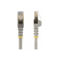 StarTech.com 1.5m CAT6A Ethernet Cable, 10 Gigabit Shielded Snagless RJ45 100W PoE Patch Cord, CAT 6A 10GbE STP Network Cable w/Strain Relief, Grey, Fluke Tested/UL Certified Wiring/TIA - Category 6A - 26AWG (6ASPAT150CMGR)